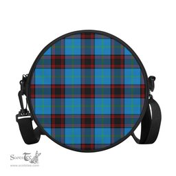 Scottish Wedderburn Tartan Round Crossbody Bags - Round Purse Scottish Plaid Tartan Plaid - ScotsTee - scotstee.com
