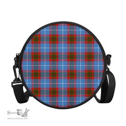 Scottish Preston Tartan Round Crossbody Bags - Round Purse Scottish Plaid Tartan Plaid - ScotsTee - scotstee.com