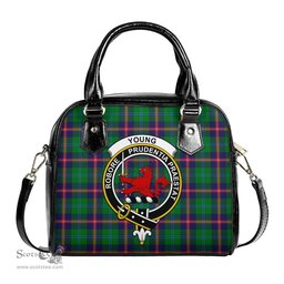 Scottish Young Modern Tartan Shoulder Handbags with Family Crest Scottish Plaid Tartan Plaid - ScotsTee - scotstee.com