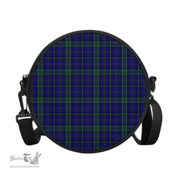 Scottish Weir Tartan Round Crossbody Bags - Round Purse Scottish Plaid Tartan Plaid - ScotsTee - scotstee.com
