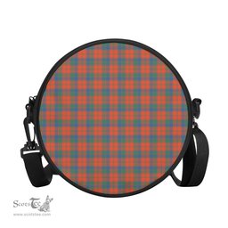 Scottish Robertson Ancient Tartan Round Crossbody Bags - Round Purse Scottish Plaid Tartan Plaid - ScotsTee - scotstee.com
