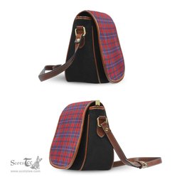 Scottish Wishart Dress Tartan Saddle Crossbody Bag Scottish Plaid Tartan Plaid - ScotsTee - scotstee.com