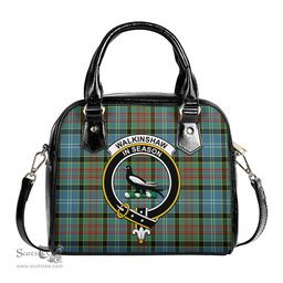 Scottish Walkinshaw Tartan Shoulder Handbags with Family Crest Scottish Plaid Tartan Plaid - ScotsTee - scotstee.com
