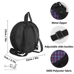 Scottish Parker Tartan Round Crossbody Bags - Round Purse Scottish Plaid Tartan Plaid - ScotsTee - scotstee.com
