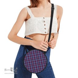 Scottish Parker Tartan Round Crossbody Bags - Round Purse Scottish Plaid Tartan Plaid - ScotsTee - scotstee.com