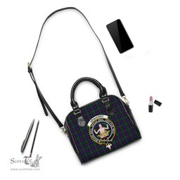 Scottish Urquhart Tartan Shoulder Handbags with Family Crest Scottish Plaid Tartan Plaid - ScotsTee - scotstee.com