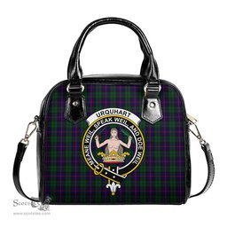 Scottish Urquhart Tartan Shoulder Handbags with Family Crest Scottish Plaid Tartan Plaid - ScotsTee - scotstee.com