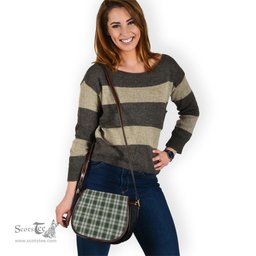 Scottish Taylor Dress Tartan Saddle Crossbody Bag Scottish Plaid Tartan Plaid - ScotsTee - scotstee.com