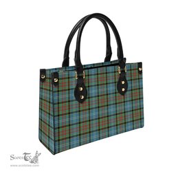 Scottish Walkinshaw Tartan Leather Bag for Women Scottish Plaid Tartan Plaid - ScotsTee - scotstee.com