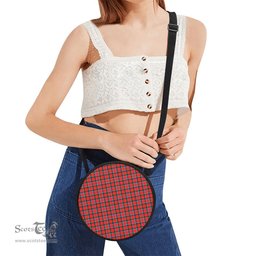 Scottish Sinclair Modern Tartan Round Crossbody Bags - Round Purse Scottish Plaid Tartan Plaid - ScotsTee - scotstee.com