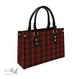 Scottish Rosser of Wales Tartan Leather Bag for Women Scottish Plaid Tartan Plaid - ScotsTee - scotstee.com