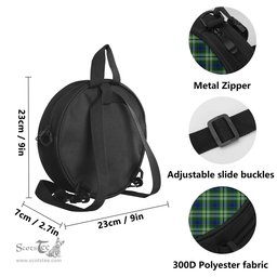 Scottish Swinton Tartan Round Crossbody Bags - Round Purse Scottish Plaid Tartan Plaid - ScotsTee - scotstee.com