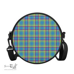 Scottish Yukon Territory Canada Tartan Round Crossbody Bags - Round Purse Scottish Plaid Tartan Plaid - ScotsTee - scotstee.com