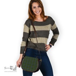 Scottish Stewart Hunting Tartan Saddle Crossbody Bag Scottish Plaid Tartan Plaid - ScotsTee - scotstee.com