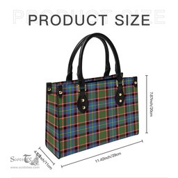 Scottish Stirling Bannockburn Tartan Leather Bag for Women Scottish Plaid Tartan Plaid - ScotsTee - scotstee.com