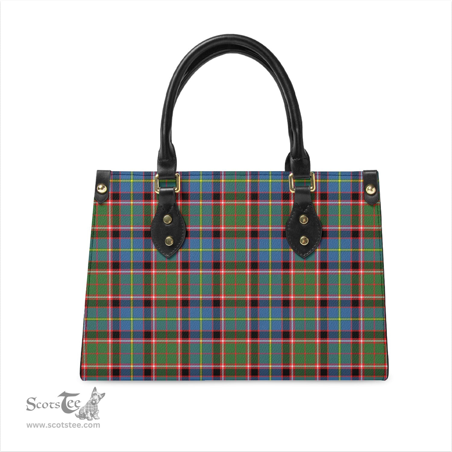 Scottish Stirling Bannockburn Tartan Leather Bag for Women Scottish Plaid Tartan Plaid - ScotsTee - scotstee.com