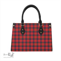 Scottish Robertson Modern Tartan Leather Bag for Women Scottish Plaid Tartan Plaid - ScotsTee - scotstee.com
