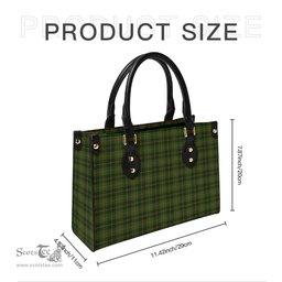 Scottish Symington Tartan Leather Bag for Women Scottish Plaid Tartan Plaid - ScotsTee - scotstee.com