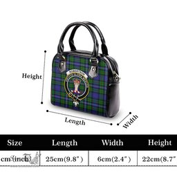 Scottish Robertson Hunting Modern Tartan Shoulder Handbags with Family Crest Scottish Plaid Tartan Plaid - ScotsTee - scotstee.com