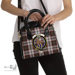 Scottish Scott Dress Tartan Shoulder Handbags with Family Crest Scottish Plaid Tartan Plaid - ScotsTee - scotstee.com