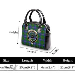 Scottish Turnbull Hunting Tartan Shoulder Handbags with Family Crest Scottish Plaid Tartan Plaid - ScotsTee - scotstee.com