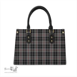Scottish Thompson Grey Tartan Leather Bag for Women Scottish Plaid Tartan Plaid - ScotsTee - scotstee.com