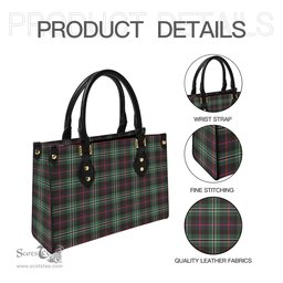 Scottish Rollo Hunting Tartan Leather Bag for Women Scottish Plaid Tartan Plaid - ScotsTee - scotstee.com