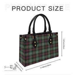Scottish Rollo Hunting Tartan Leather Bag for Women Scottish Plaid Tartan Plaid - ScotsTee - scotstee.com