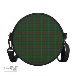 Scottish Shaw of Tordarroch Green Hunting Tartan Round Crossbody Bags - Round Purse Scottish Plaid Tartan Plaid - ScotsTee - scotstee.com