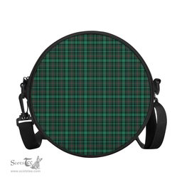 Scottish Ross Hunting Modern Tartan Round Crossbody Bags - Round Purse Scottish Plaid Tartan Plaid - ScotsTee - scotstee.com