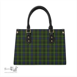 Scottish Stewart Hunting Tartan Leather Bag for Women Scottish Plaid Tartan Plaid - ScotsTee - scotstee.com