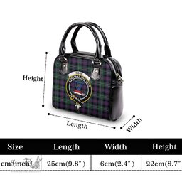Scottish Rose Hunting Modern Tartan Shoulder Handbags with Family Crest Scottish Plaid Tartan Plaid - ScotsTee - scotstee.com
