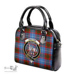 Scottish Trotter Tartan Shoulder Handbags with Family Crest Scottish Plaid Tartan Plaid - ScotsTee - scotstee.com