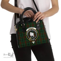 Scottish Tennant Tartan Shoulder Handbags with Family Crest Scottish Plaid Tartan Plaid - ScotsTee - scotstee.com