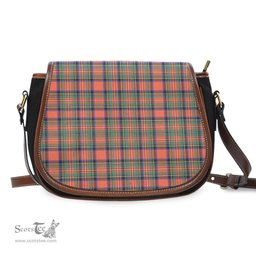 Scottish Stewart Royal Ancient Tartan Saddle Crossbody Bag Scottish Plaid Tartan Plaid - ScotsTee - scotstee.com