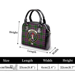 Scottish Taylor Tartan Shoulder Handbags with Family Crest Scottish Plaid Tartan Plaid - ScotsTee - scotstee.com