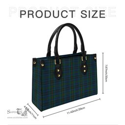 Scottish Richard of Wales Tartan Leather Bag for Women Scottish Plaid Tartan Plaid - ScotsTee - scotstee.com