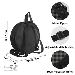 Scottish Perry Ancient Tartan Round Crossbody Bags - Round Purse Scottish Plaid Tartan Plaid - ScotsTee - scotstee.com