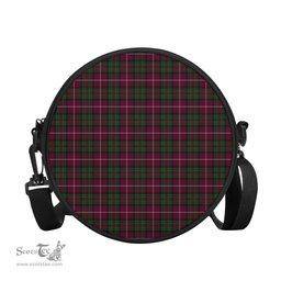 Scottish Stewart of Bute Hunting Tartan Round Crossbody Bags - Round Purse Scottish Plaid Tartan Plaid - ScotsTee - scotstee.com