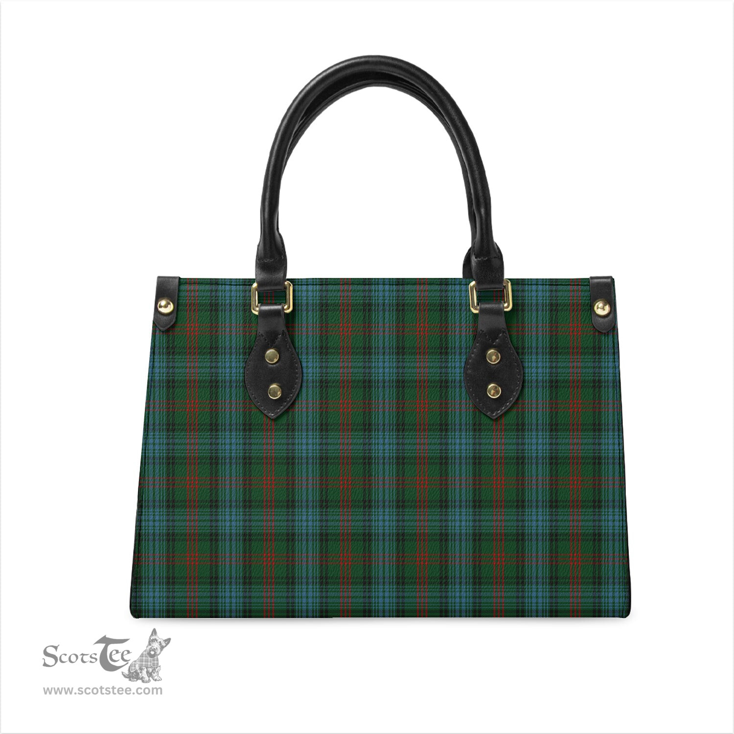 Scottish Ross Hunting Tartan Leather Bag for Women Scottish Plaid Tartan Plaid - ScotsTee - scotstee.com