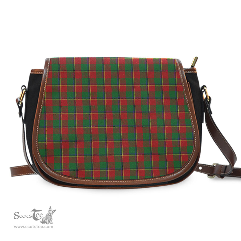 Scottish Turnbull Dress Tartan Saddle Crossbody Bag Scottish Plaid Tartan Plaid - ScotsTee - scotstee.com