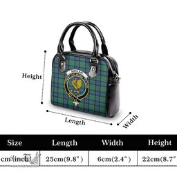 Scottish Sinclair Hunting Ancient Tartan Shoulder Handbags with Family Crest Scottish Plaid Tartan Plaid - ScotsTee - scotstee.com