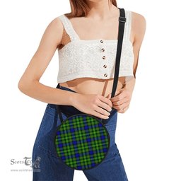 Scottish Rollo Modern Tartan Round Crossbody Bags - Round Purse Scottish Plaid Tartan Plaid - ScotsTee - scotstee.com