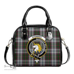 Scottish Stewart of Appin Dress Tartan Shoulder Handbags with Family Crest Scottish Plaid Tartan Plaid - ScotsTee - scotstee.com