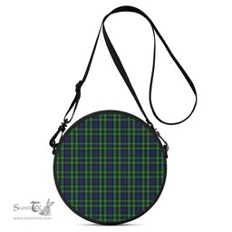 Scottish Graham of Montrose Tartan Round Crossbody Bags - Round Purse Scottish Plaid Tartan Plaid - ScotsTee - scotstee.com