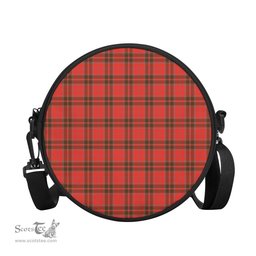 Scottish Grant Weathered Tartan Round Crossbody Bags - Round Purse Scottish Plaid Tartan Plaid - ScotsTee - scotstee.com