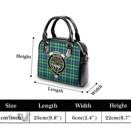 Scottish Graham of Montrose Ancient Tartan Shoulder Handbags with Family Crest Scottish Plaid Tartan Plaid - ScotsTee - scotstee.com