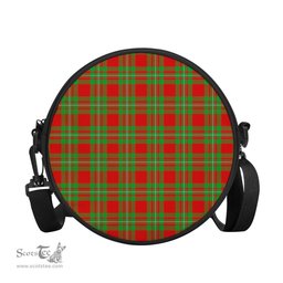 Scottish Grierson Tartan Round Crossbody Bags - Round Purse Scottish Plaid Tartan Plaid - ScotsTee - scotstee.com