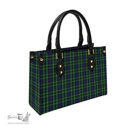 Scottish Graham of Montrose Tartan Leather Bag for Women Scottish Plaid Tartan Plaid - ScotsTee - scotstee.com