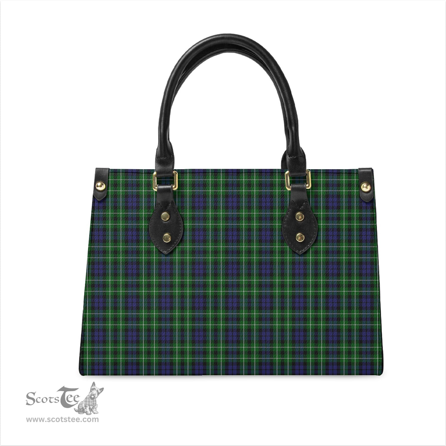 Scottish Graham of Montrose Tartan Leather Bag for Women Scottish Plaid Tartan Plaid - ScotsTee - scotstee.com